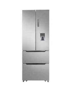 Hisense Rf528N4Wc1 70Cm Wide French Door Style Fridge Freezer With Water Dispenser - Stainless Steel Look